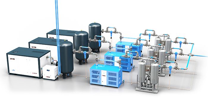 從節(jié)能智慧型壓縮空氣站看能源節(jié)約，助力雙碳目標(biāo)，復(fù)盛貢獻(xiàn)力量